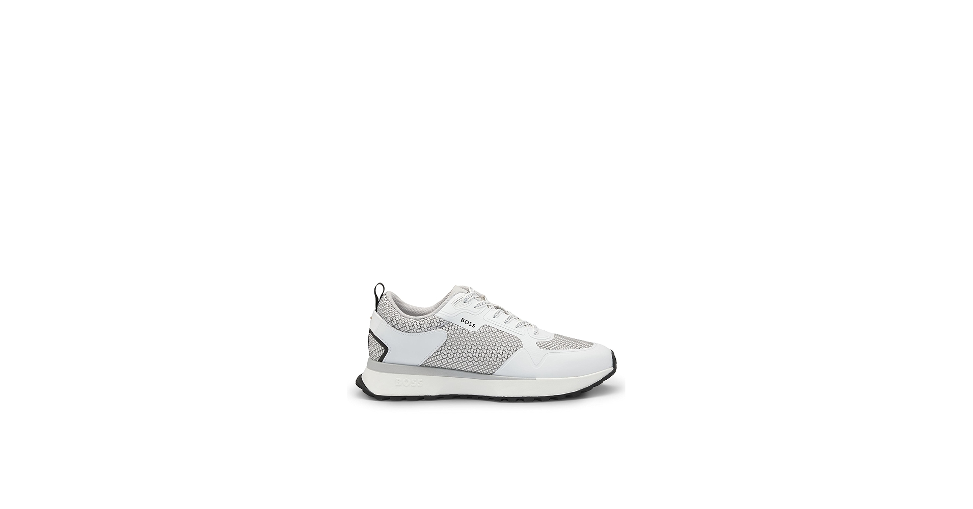 Amazon.com | Hugo Boss Material Blend Sneaker with Mesh and